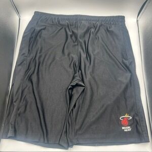 NBA Miami Heat Men's Black Basketball Athletic Shorts Size Medium
